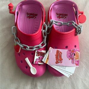 CROCS adult Franken Berry Clog Sandals with Charms